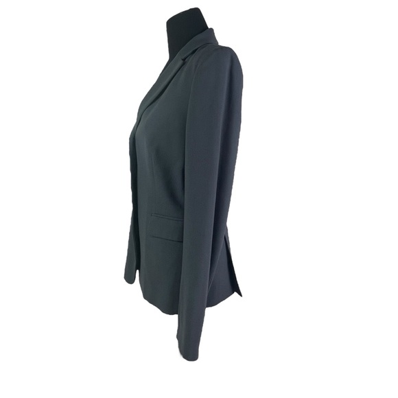 J. Crew Women’s Wool Grey Classic Three Button Jacket Blazer Career Coat Size T8 - Picture 4 of 16